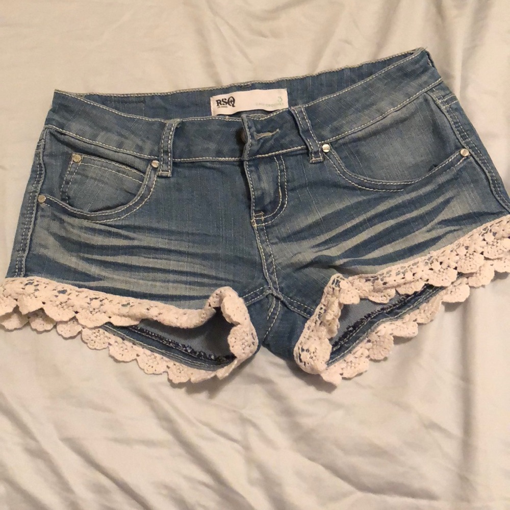 Jean Shorts with lace